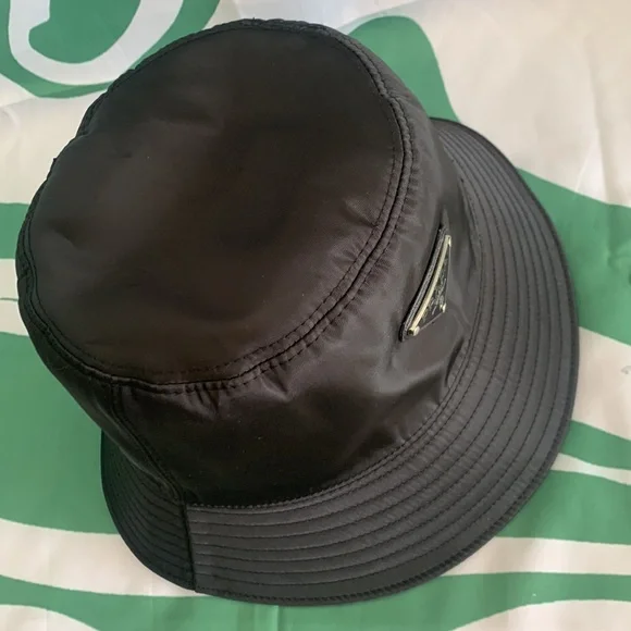 Prada Black Bucket Hat - Picture 4 of 5